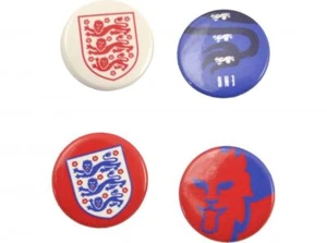 England Four Pack Button Badges - Brand New Official Merchandise - Picture 1 of 2