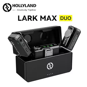 Hollyland Lark Max Wireless Lavalier Microphone System Lapel Mic for Camera DSLR - Picture 1 of 7