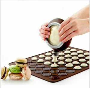 6 Teile Silikon Backset Macaron Backen Set Backmatte Matte Spritztülle Tülle - Bild 1 von 9