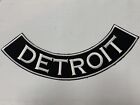 Custom Made Embroidered Detroit Lower Rocker Patch