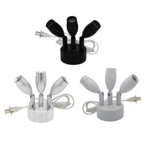 LED Wall Ceiling Picture Light Fixture Button Plug-in Reading Lamp Cabinet Store - Picture 1 of 36