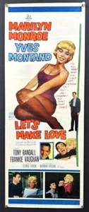 Let's Make Love Movie Poster Marilyn Monroe Yves Montand 1960 *Hollywood Posters - Picture 1 of 2