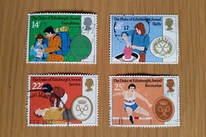 Complete GB used stamp set: 1981 Duke of Edinburgh Award 25th Anniversary - Picture 1 of 1