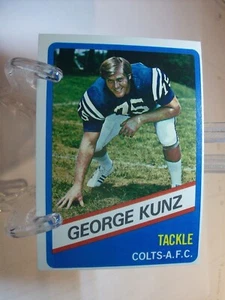 1976 Topps Town Talk Bread Fußballkarte #7 George Kunz (10624) - Bild 1 von 2