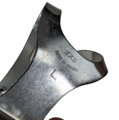 MKS Cycling Toe Clip Mikashima Biker Size Large Metal Made Japan Hardware - Image 1 of 4