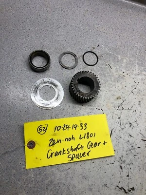 Zennoh Zen-Noh Kubota ZL1801 tractor Z851 motor cigüeñal engranaje y espaciador Foto 1 de 3