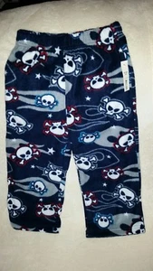 Faded Glory Quality Sleepware Fleece PJ Pants Size XS with Skull & Bones - Picture 1 of 3