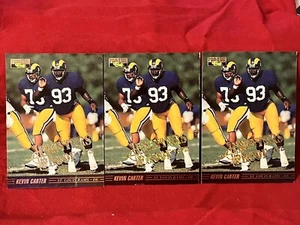 (3) 1995 Classic Pro Line Series 2 Printers Proof 1 Of 725 Kevin Carter St Louis - Picture 1 of 3