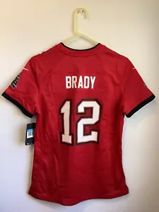 Tom Brady Jersey Tampa Bay Buccaneers #12 Women’s Nike On Field Medium Red - Picture 1 of 10