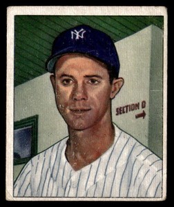 1950 Bowman #154 Gus Niarhos B104R2 VG-EX