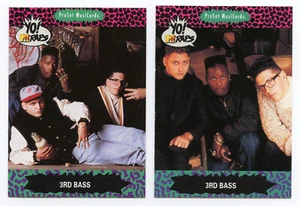 3RD BASS 2 ProSet YO! MTV Raps CARD SET 1991 USA 1st Ed. 34Yrs! RARE VINTAGE - Picture 1 of 5