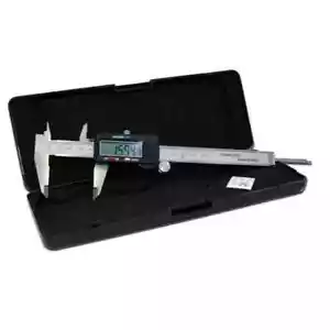 CALIBRO DIGITALE A CORSOIO DI 150MM CON DISPLAY LCD E CUSTODIA RIGIDA - Foto 1 di 5