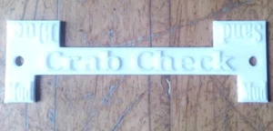 crab size check, ruler, measure, gauge Qld Sand Blue Mud 150 115 Made in Bundy - Picture 1 of 7