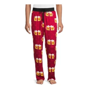 Celebrate Herren rot Valentinstag Bier Schlafhose Pyjamahose Größe S 28-30 - Bild 1 von 4