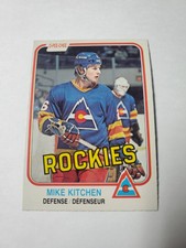 1981-82 O-PEE-CHEE NHL HOCKEY #83 MIKE KITCHEN COLORADO ROCKIES