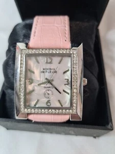 Montres De Fleur Square Ladies Watch - Picture 1 of 6