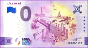 UEBQ / L'ILE DE RE / BILLET 0 € / 0 EURO-SCHEIN / 2025-3 - Picture 1 of 1