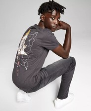 And Now This Men's Birds of Prey T-Shirt in Charcoal Black-Size XL