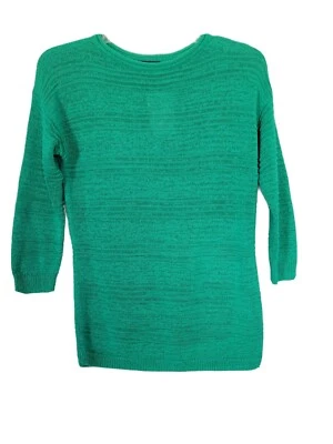 Женский свитер вязаный крючком American Living размер M зеленый - Изображение 1 из 4