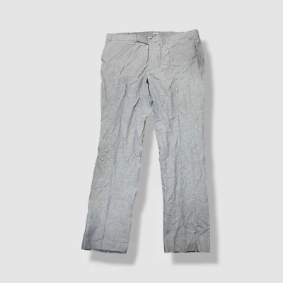 Pantalones de vestir Kenneth Cole Reaction para hombre azules de pierna recta 37W Foto 1 de 2