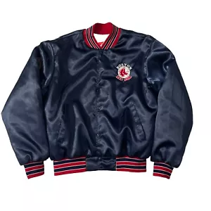 Vintage Swingster BOSTON RED SOX Nylon Satin Jacket Size Large - Picture 1 of 22