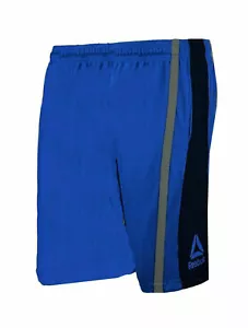 Reebok Men's Mesh Gym Shorts Two-toned Workout Basketball Shorts 1 Style Royal L - Picture 1 of 1