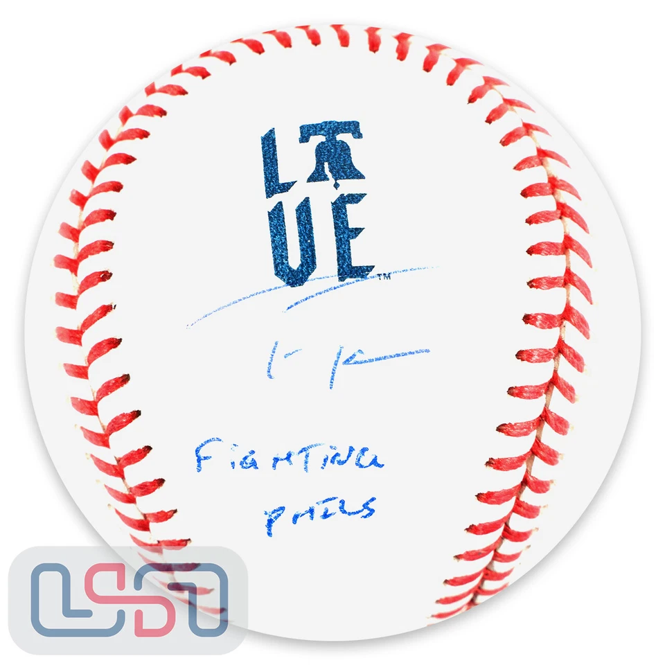 Trea Turner Signed "Fighting Phils" Rawlings City Connect Baseball USA SM JSA - Image 1 of 4