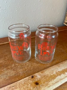 Lot of 2017 Clear w Red BREW LOVE Ronald McDonald House Beer Tasting Glasses - - Picture 1 of 8