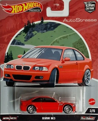 Hot Wheels Premium BMW M3 E46 AutoStrasse CAR CULTURE