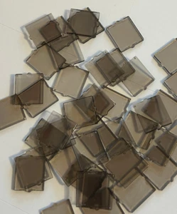 12 Lego Fenster Fensterglas trans black 60601 Glasscheibe Glaseinsatz 1x2x2 NEU - Bild 1 von 1