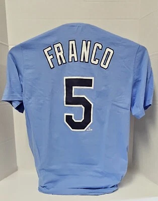 WANDER FRANCO TAMPA RAYS Nike MLB Player Name Number T-Shirt ADULT 2XL NWT SALE - Image 1 of 3