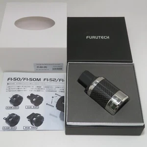 Furutech FI-50 (R) High-End Performance Rhodium-Plated IEC AC Power Connector - Picture 1 of 7