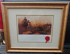 Ron Lesser Signed Numbered Print /50 On To Mercersburg Rosette Edition