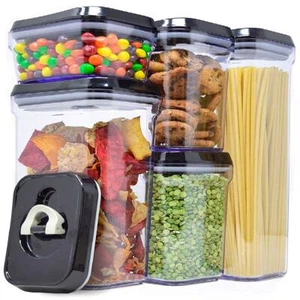 Zeppoli Air-Tight Food Storage Container Set - 5-Piece Set - Durab - Picture 1 of 8