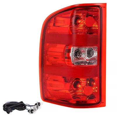 Left For Chevy Silverado 1500 2500 3500 HD 07-13 Tail Light Rear Brake Lamp Foto 1 de 4
