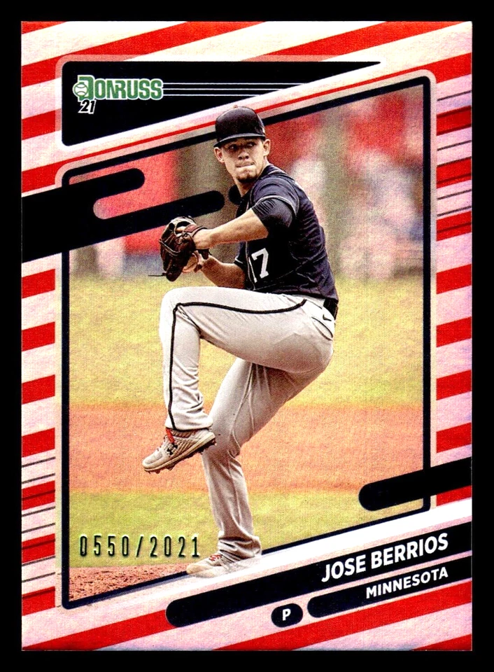 2021 Donruss Jose Berrios Red #164 -/2021 - Minnesota Twins - Image 1 of 1