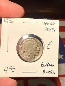 USA Buffalo Nickel 1920 - Bild 1 von 2