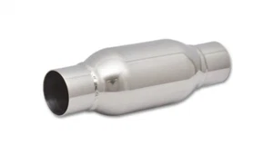 Vibrant SS Resonator Standard Design 2.5 in. Inlet / Outlet x 12 in. Long 1792 - Picture 1 of 1