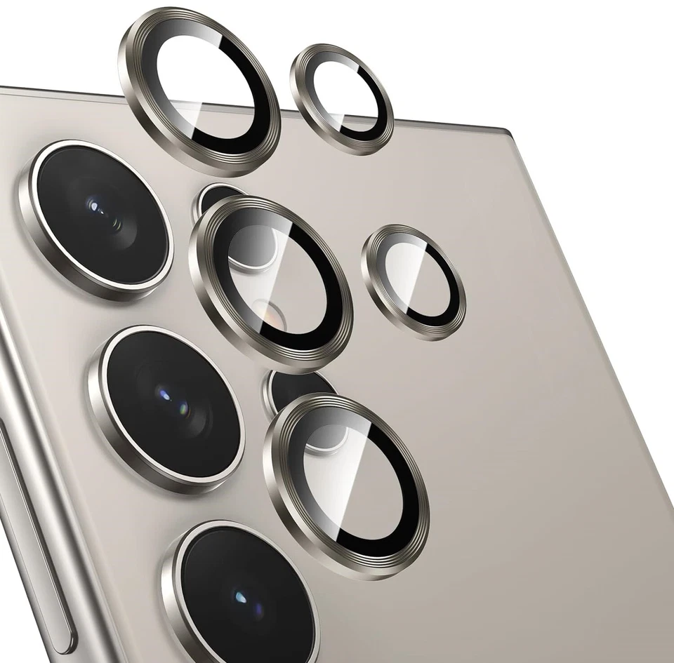 For Samsung Galaxy S24 Ultra S24 Plus Metal Rings Camera Lens Protector Cover - Image 1 of 4
