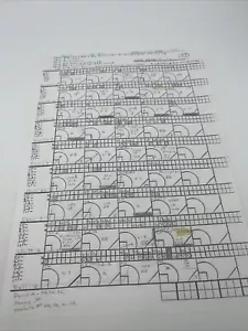 MLB Orioles Vs Red Sox 1991 MLB GAME USED PITCHING CHART Scout Rare 6/1/91 - Picture 1 of 8