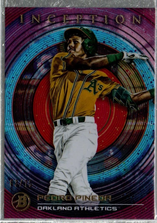 2022 Bowman Inception Fuchsia #30 Pedro Pineda /75  - Image 1 of 1
