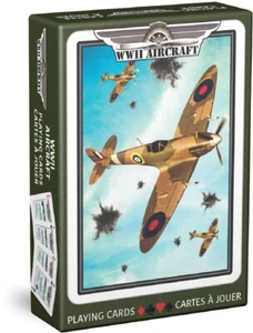 Cartas de juego de aviones de la Segunda Guerra Mundial - 1 baraja - Imagen 1 de 1