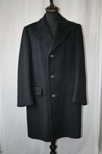 Abrigo De Colección Años 50 Kendal Milne Azul Marino Crombie Lana Talla L Invierno Cálido Renacimiento - Imagen 1 de 14