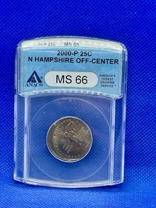 2000-p US Quarter Off Center ANACS MS66 - Picture 1 of 2