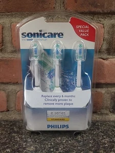 Philips Sonicare E Series HX7003 Replacement Brush Heads for Toothbrush 3 Pack - Picture 1 of 2