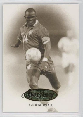 2016 Futera Unique Heritage /50 George Weah #HT46 - Image 1 of 2