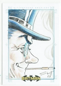 Batman Archives Rittenhouse 2008 Artist Sketch Sketchafex 1/1 Sict - Picture 1 of 4
