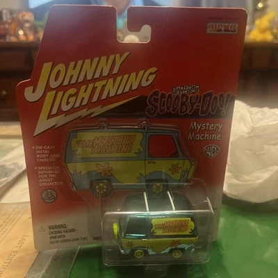 2001 Johnny Lightning Chrome  Scoopy Doo Mystery Machine Diecast MIP Sealed - Image 1 of 4