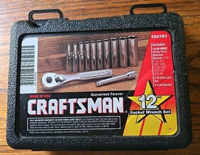 Craftsman #934781 12-Piece Socket Wrench Set - Image 1 of 4