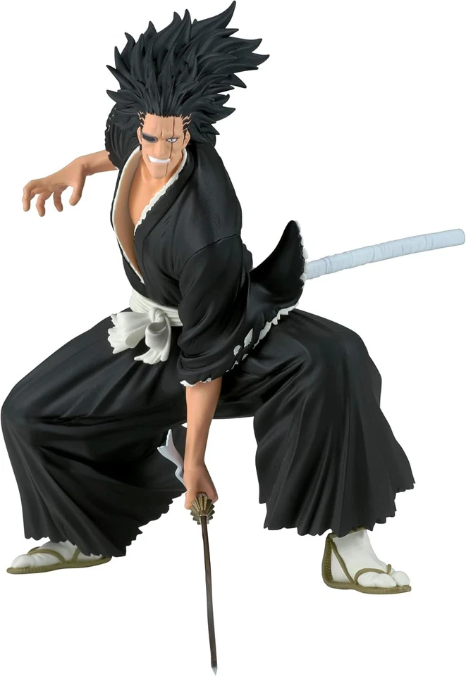 BLEACH KENPACHI ZARAKI Figura Statua VIBRATION STARS Solid Souls BANPRESTO